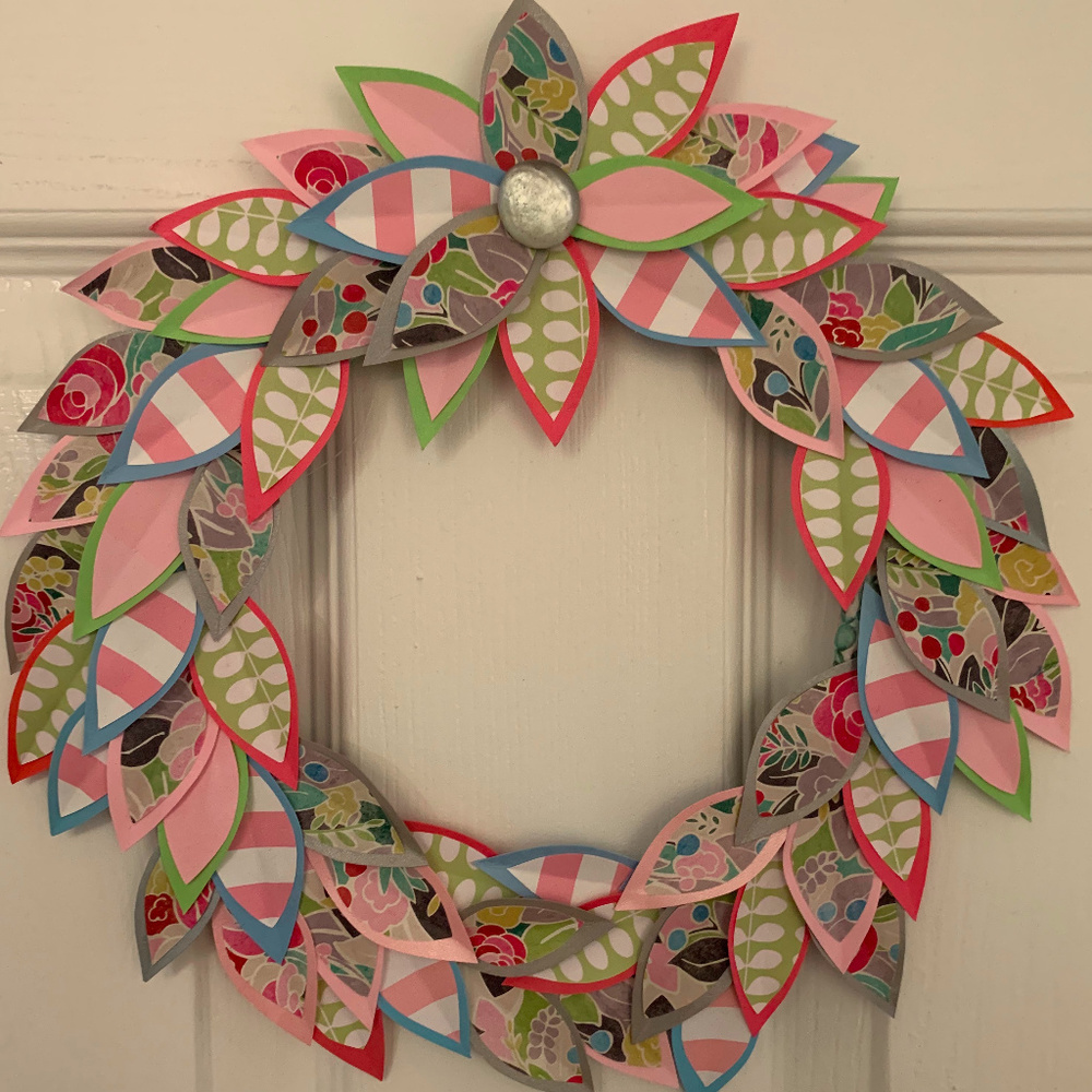 Paper Petals. Handmade & Handcut Paper Wreaths!